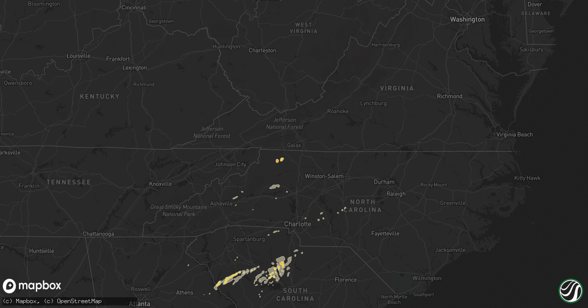 Hail map on May 3, 2011