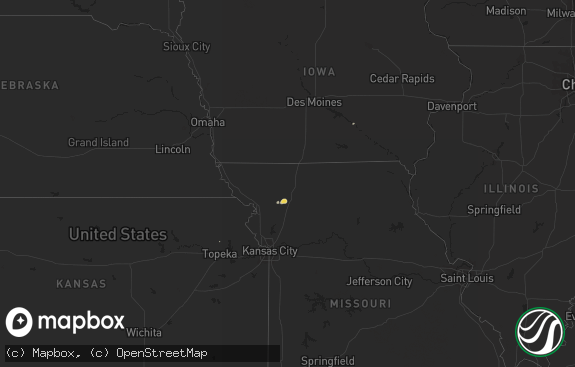 Hail map preview on 05-05-2011