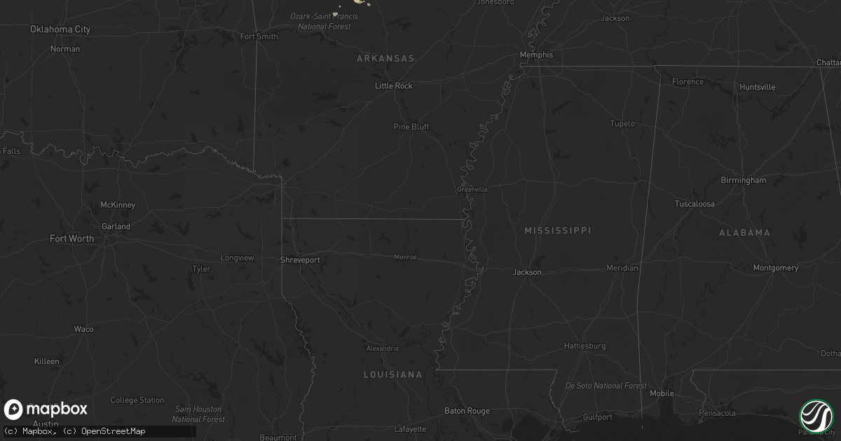 Hail map in Florida on May 6, 2011