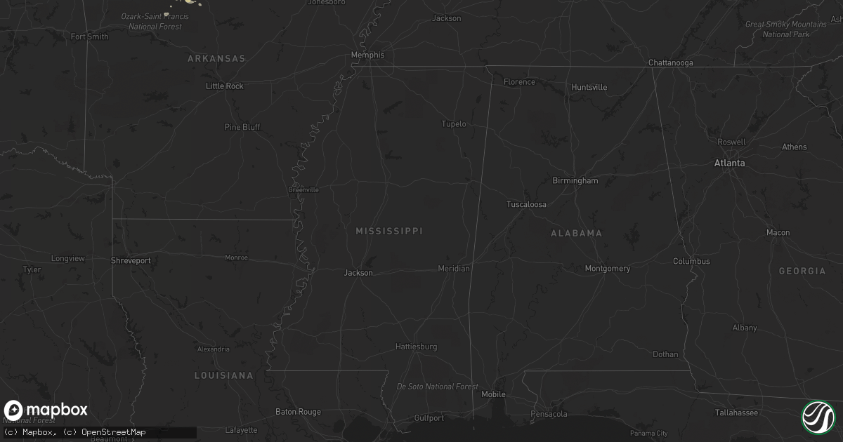 Hail map on May 6, 2011