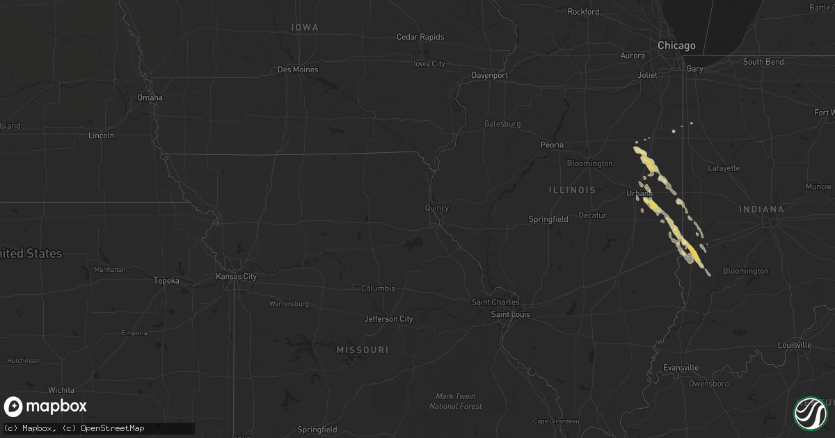 Hail map in New Hampshire on May 7, 2011