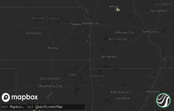 Hail map preview on 05-08-2011
