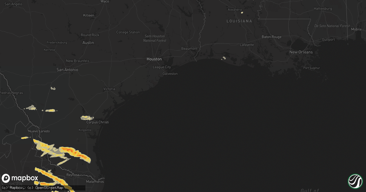 Hail map on May 8, 2012
