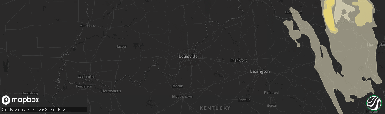 Hail map in Mooresville, NC on May 10, 2011