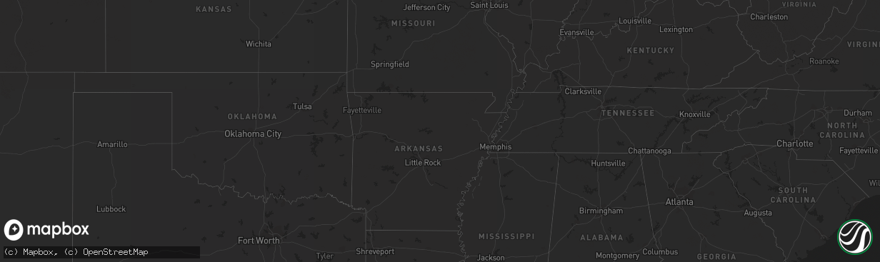 Hail map in Florida on May 10, 2012