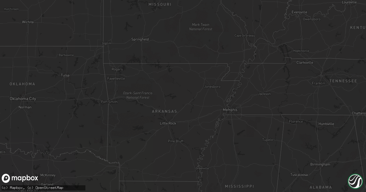 Hail map in Florida on May 10, 2012