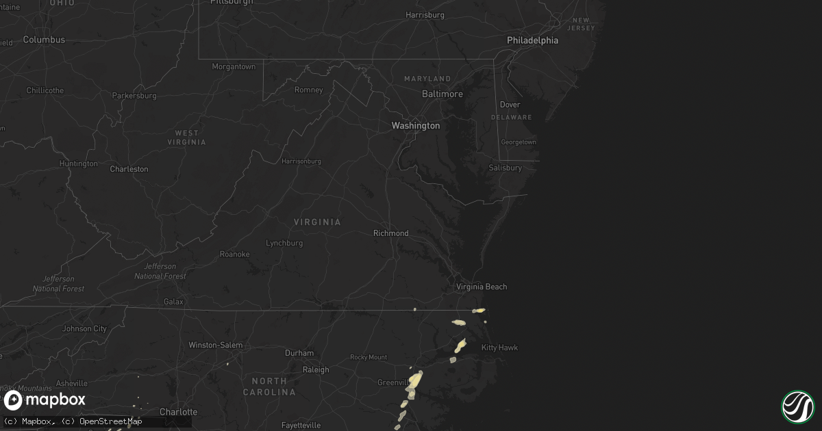 Hail map in New Hampshire on May 16, 2012