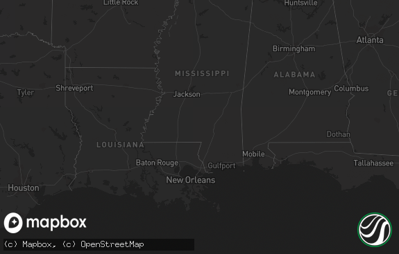 Hail map preview on 05-18-2011