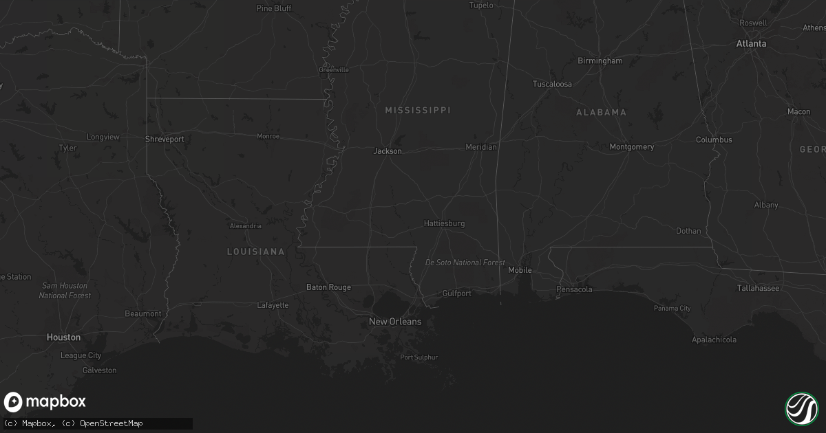 Hail map on May 18, 2011