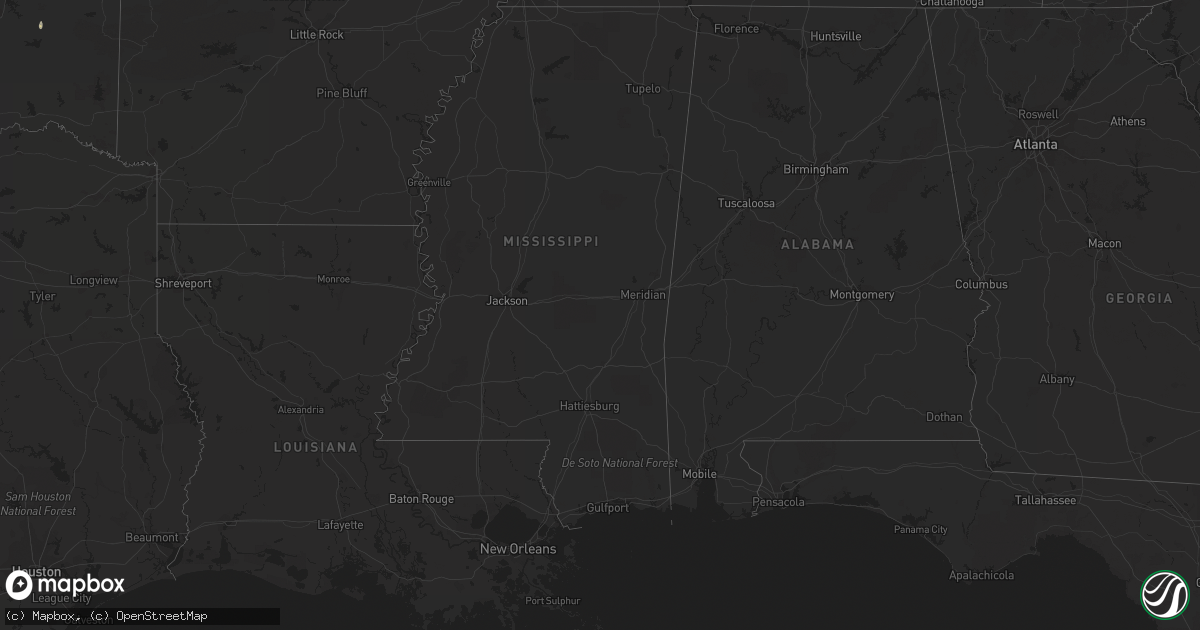 Hail map on May 19, 2011