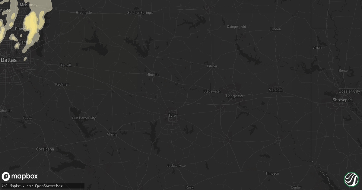 Hail map in Fort Worth, TX on May 20, 2011