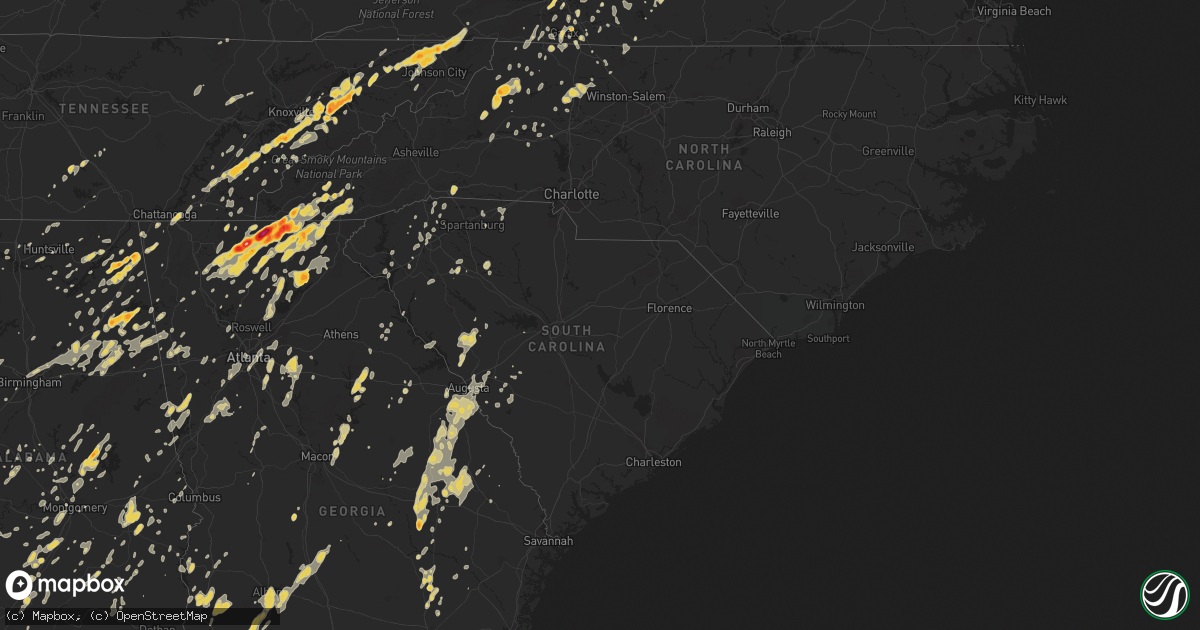 Hail map on May 26, 2011