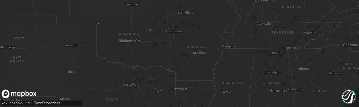 Hail map on May 29, 2011