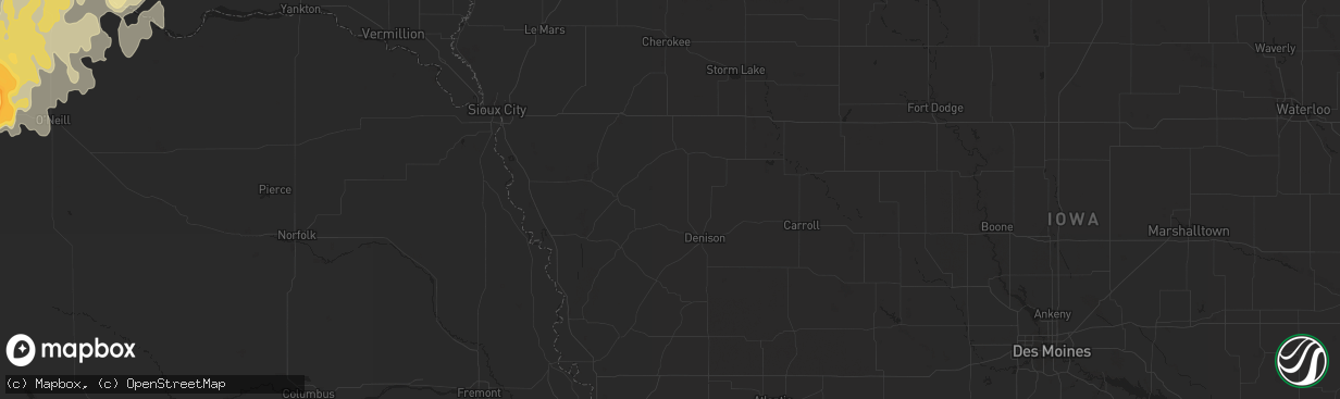 Hail map in Atkinson, NE on May 30, 2011