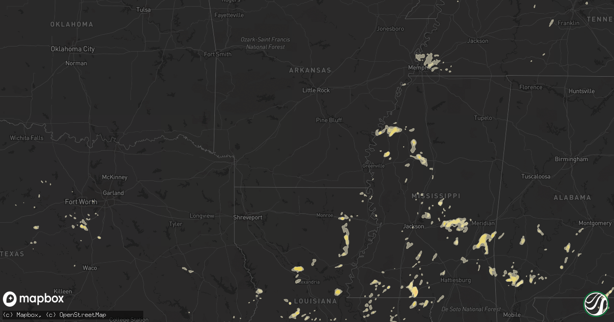 Hail map in Florida on May 31, 2012