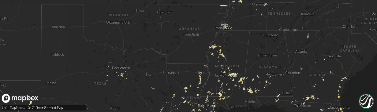 Hail map in Indiana on May 31, 2012