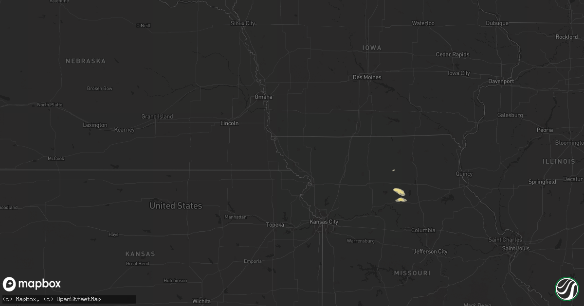 Hail map in Minnesota on June 2, 2011