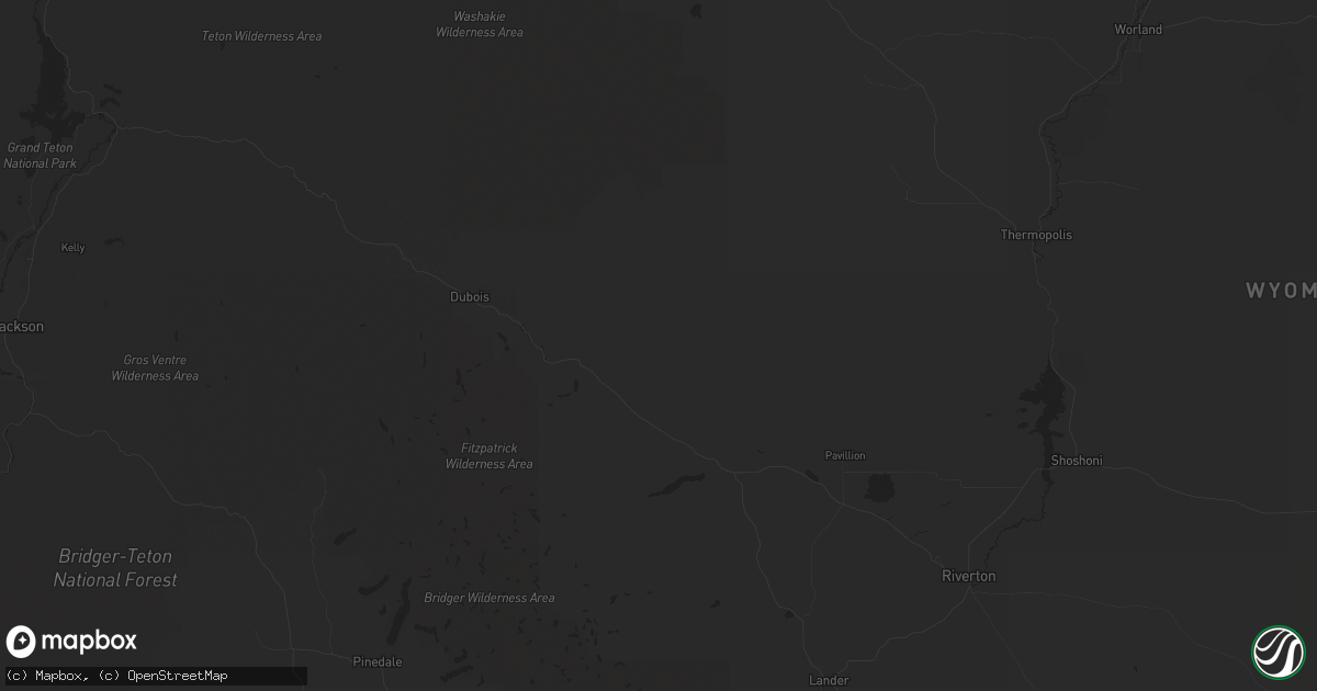Hail map in Allen, SD on June 2, 2014