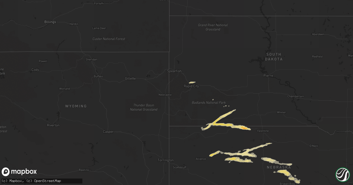 Hail map in Wisconsin on June 2, 2014
