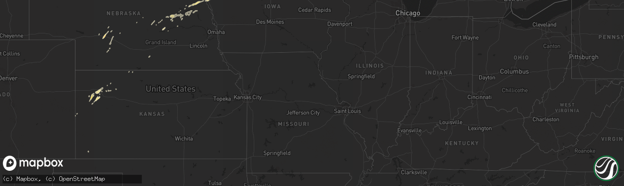 Hail map in Iowa on June 3, 2011