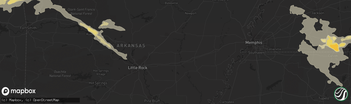 Hail map in Claremore, OK on June 3, 2012