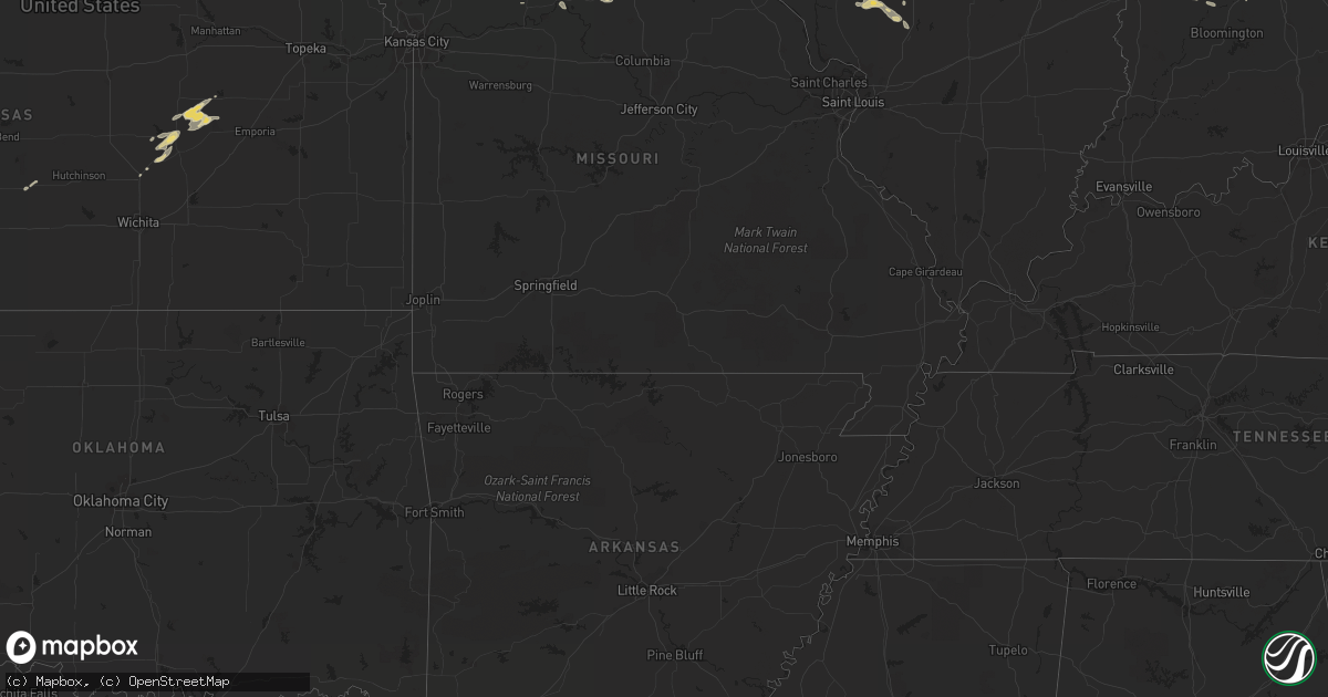Hail map in Ohio on June 4, 2011