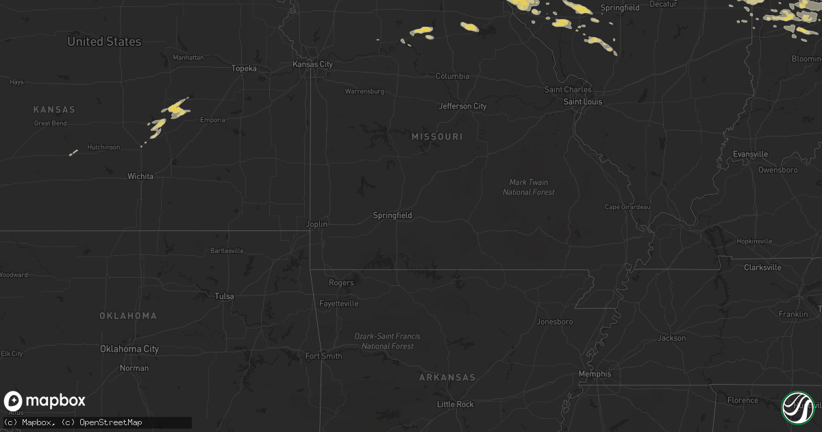 Hail map on June 4, 2011