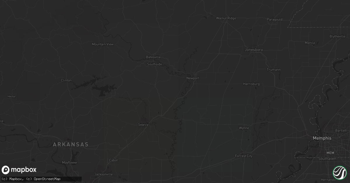 Hail map in Fort Stewart, GA on June 4, 2012
