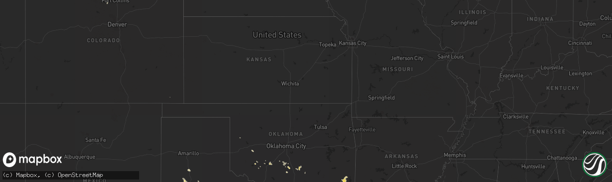 Hail map in Montana on June 5, 2012