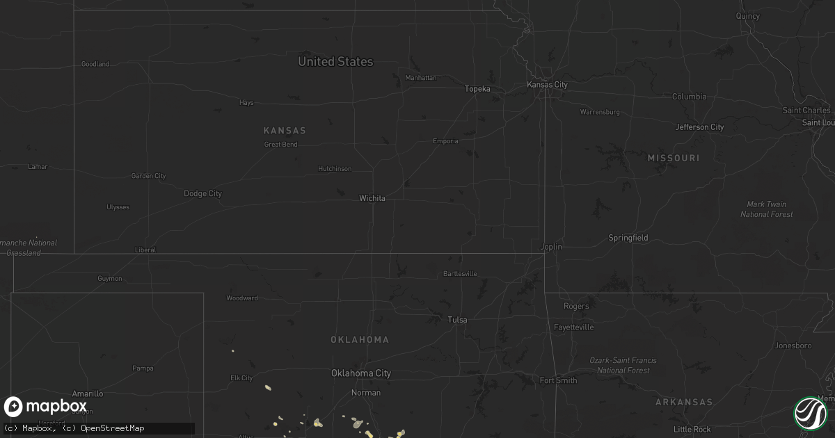 Hail map in Wyoming on June 5, 2012