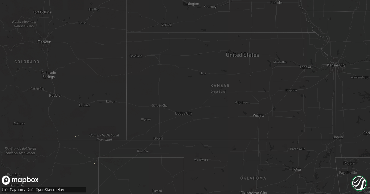 Hail map on June 6, 2011