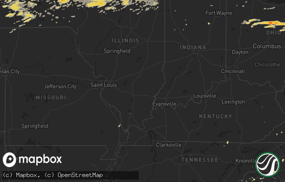 Hail map preview on 06-08-2011