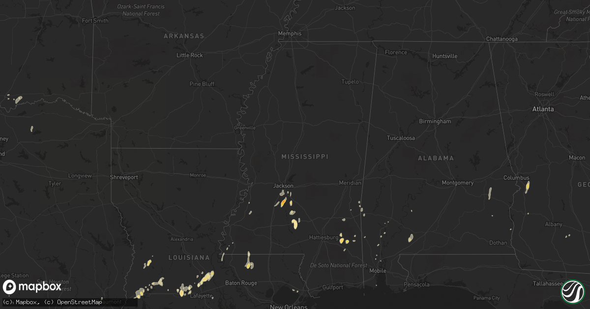 Hail map in North Carolina on June 8, 2013