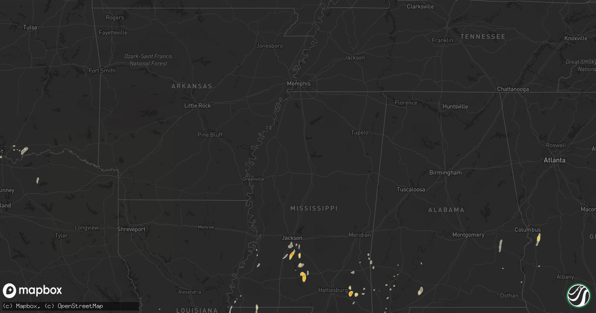 Hail map on June 8, 2013