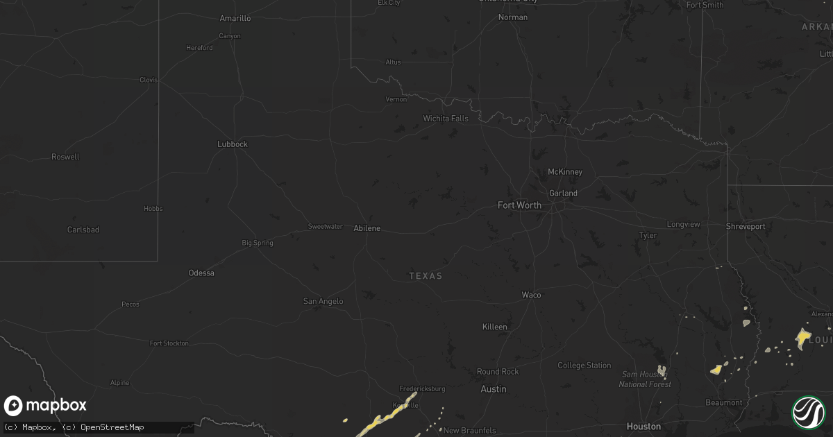 Hail map on June 9, 2013