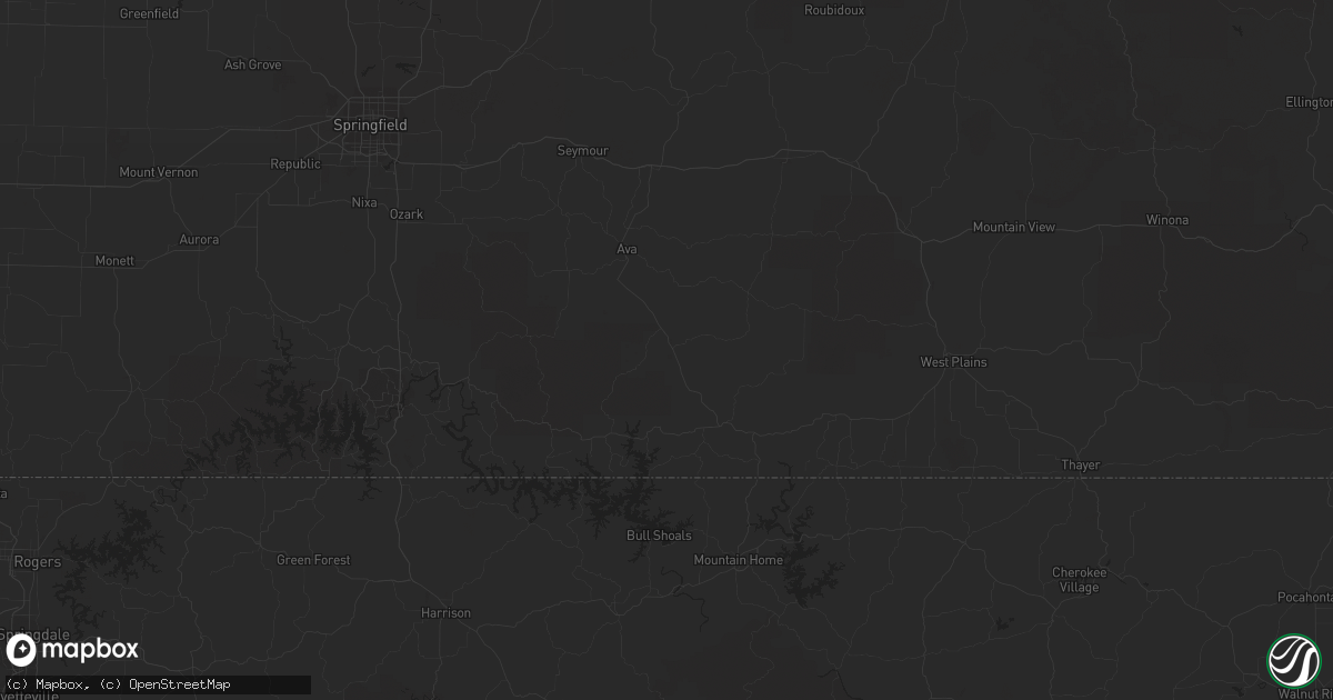 Hail map in Saint Louis, MO on June 10, 2011