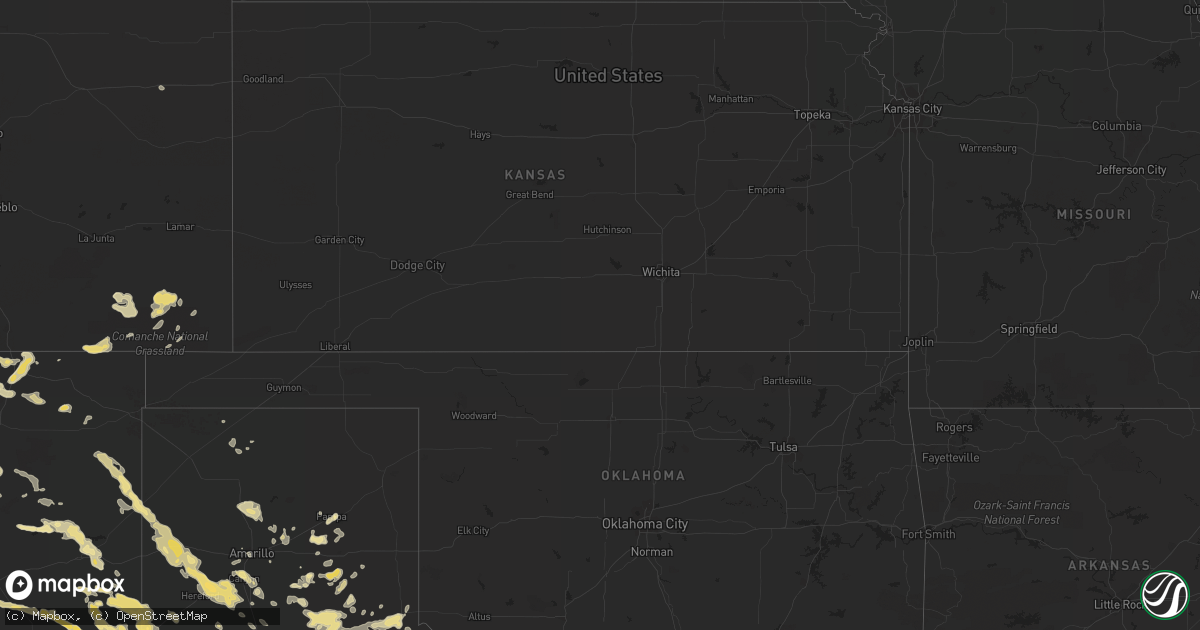 Hail map in Florida on June 12, 2012