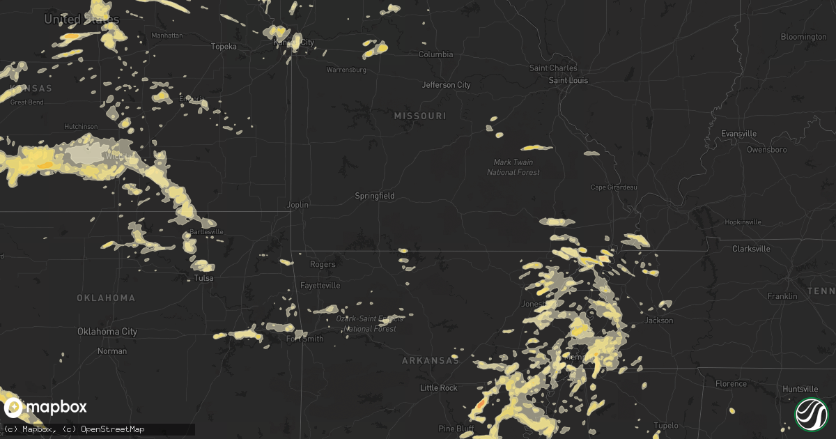 Hail map in Kansas on June 16, 2011
