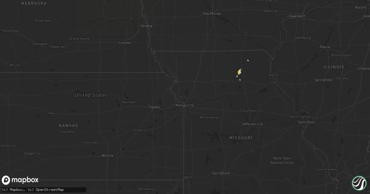 Hail map in Illinois on June 17, 2012