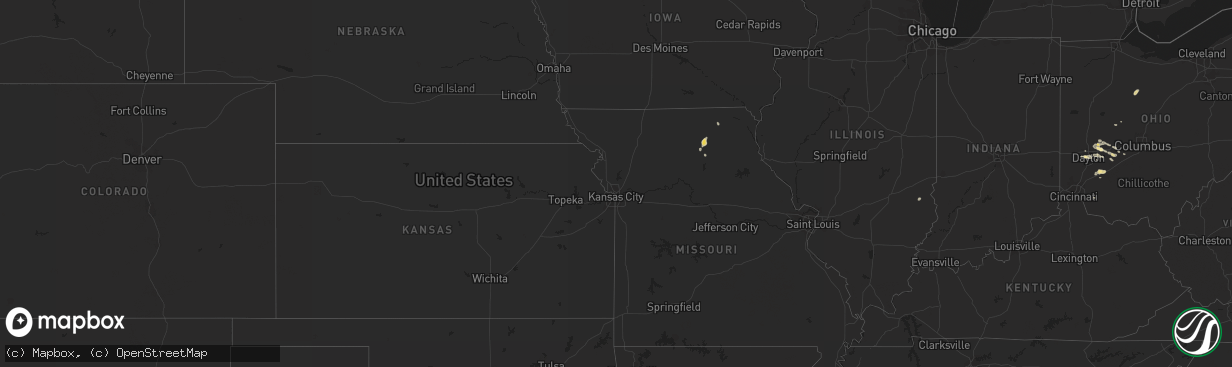Hail map in Wisconsin on June 17, 2012