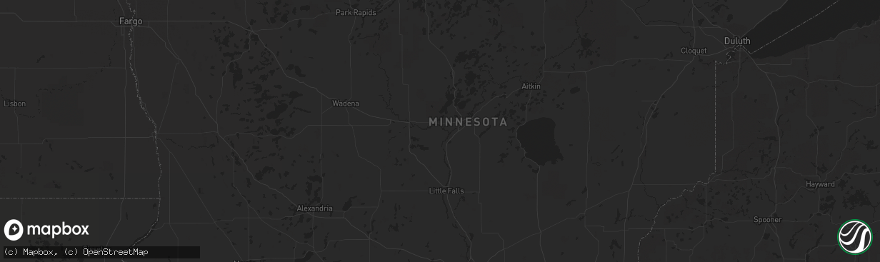 Hail map in Minneapolis, MN on June 18, 2012