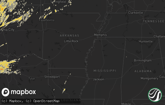 Hail map preview on 06-20-2011