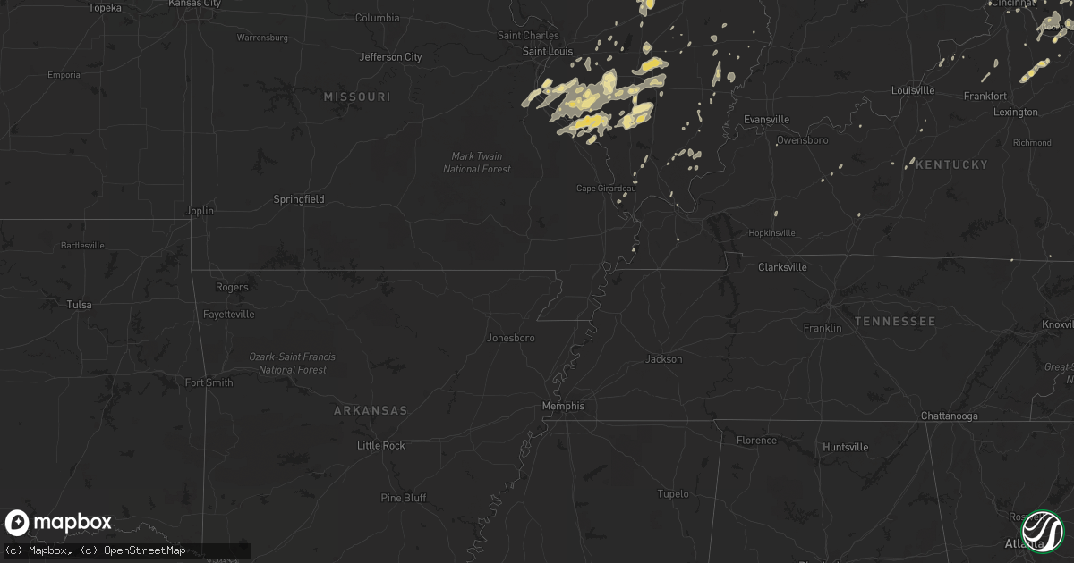 Hail map in Texas on June 21, 2011