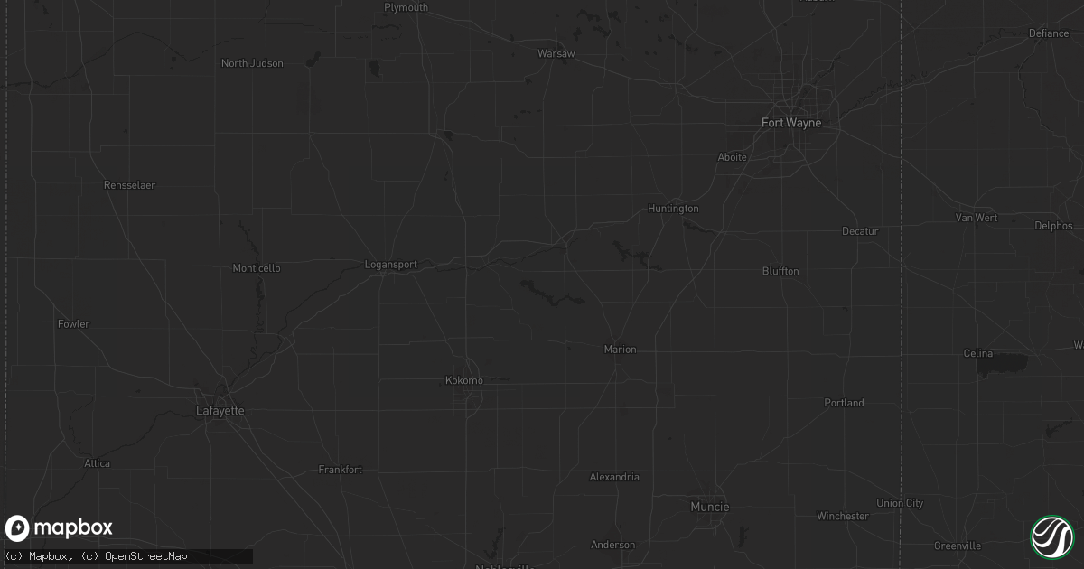 Hail map in Hampton, VA on June 22, 2012