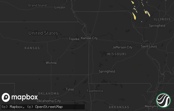 Hail map preview on 06-24-2012