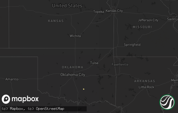 Hail map preview on 06-29-2011