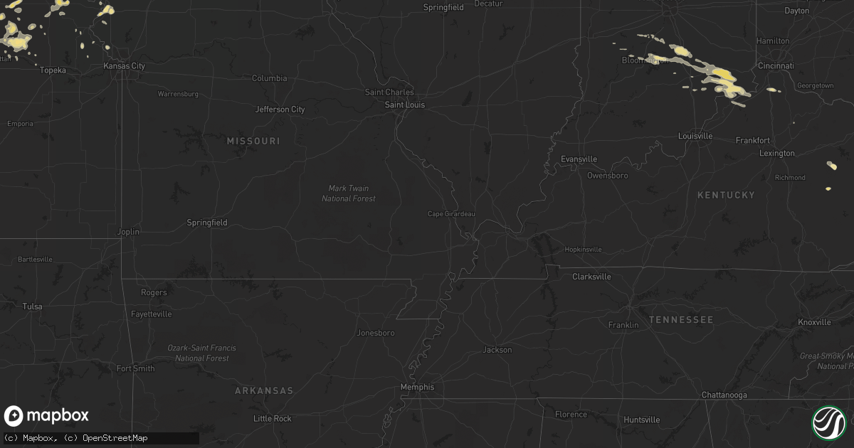 Hail map in Texas on June 30, 2012