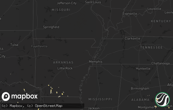Hail map preview on 07-01-2011