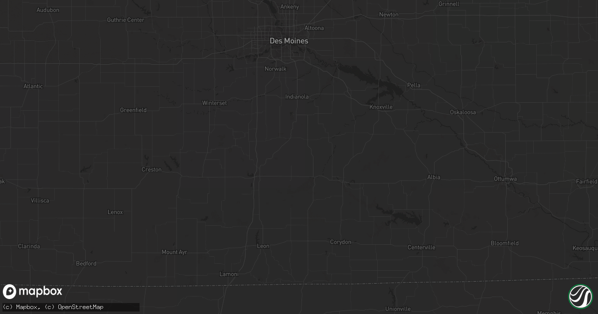 Hail map in Colorado Springs, CO on July 2, 2011