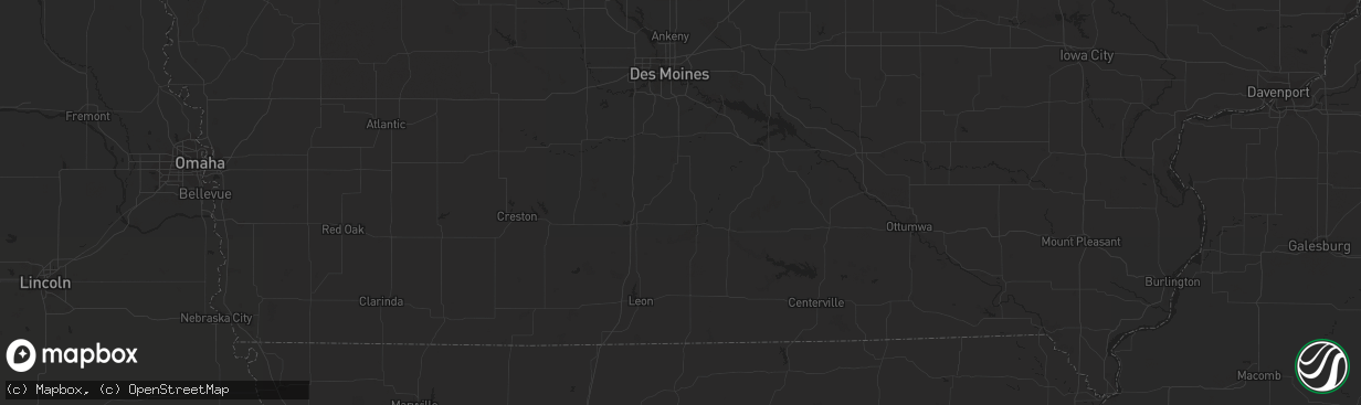 Hail map in Ypsilanti, MI on July 2, 2011